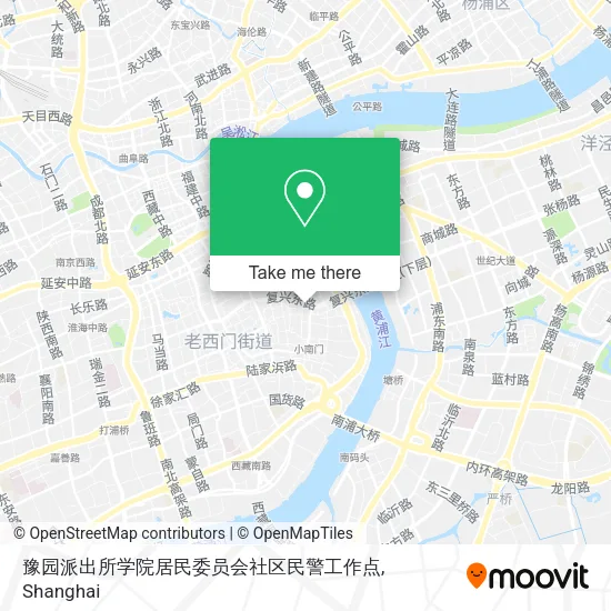 豫园派出所学院居民委员会社区民警工作点 map