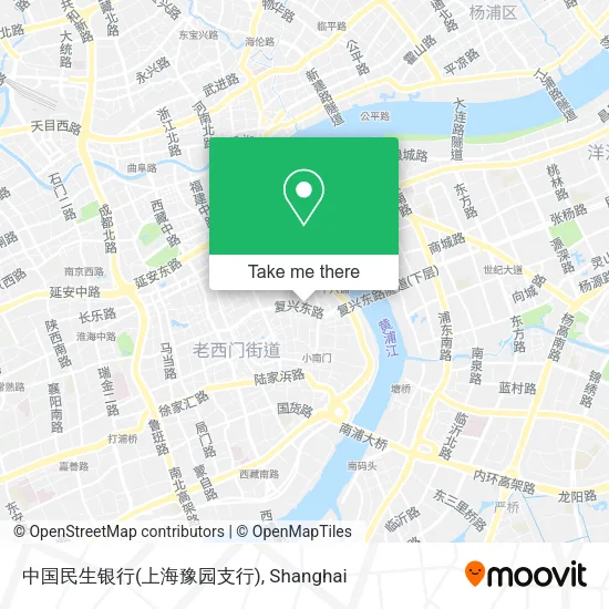 中国民生银行(上海豫园支行) map