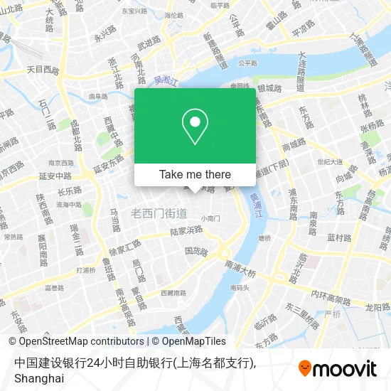 中国建设银行24小时自助银行(上海名都支行) map