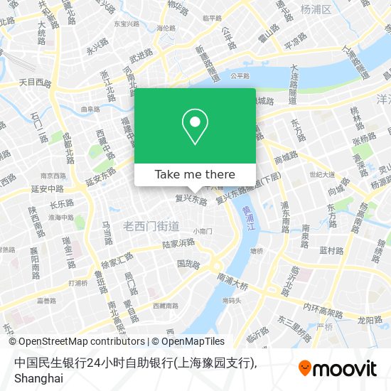 中国民生银行24小时自助银行(上海豫园支行) map