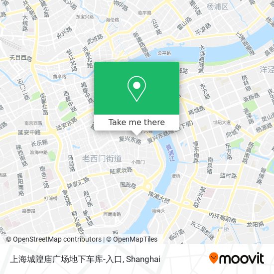 上海城隍庙广场地下车库-入口 map