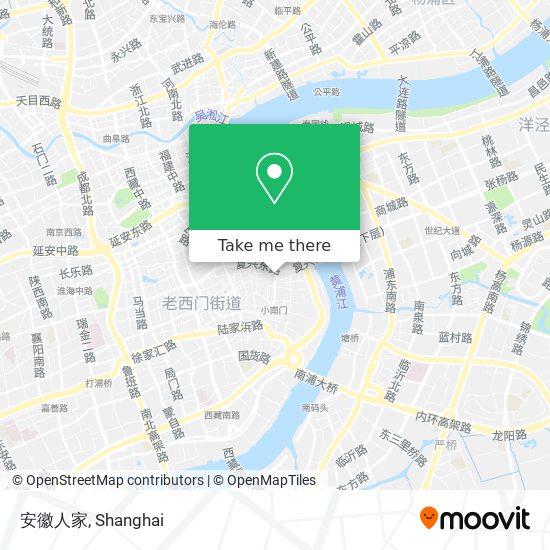 安徽人家 map