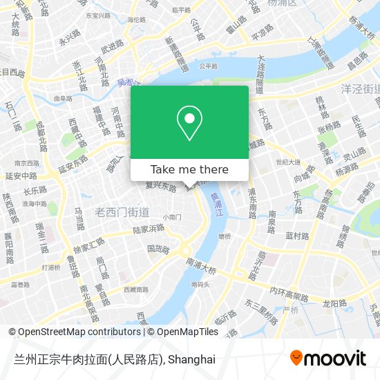 兰州正宗牛肉拉面(人民路店) map
