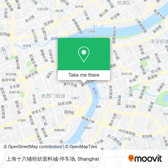 上海十六铺轻纺面料城-停车场 map