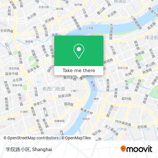 学院路小区 map
