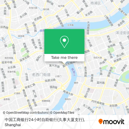 中国工商银行24小时自助银行(久事大厦支行) map