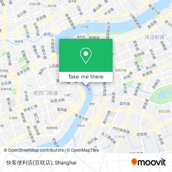 快客便利店(百联店) map