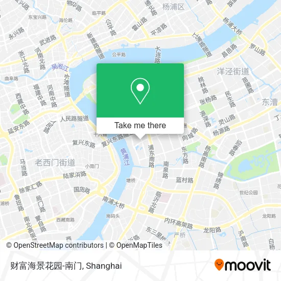 财富海景花园-南门 map
