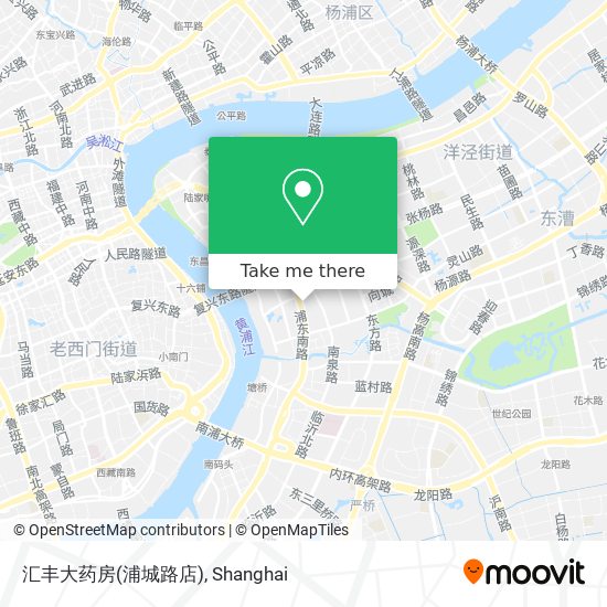 汇丰大药房(浦城路店) map