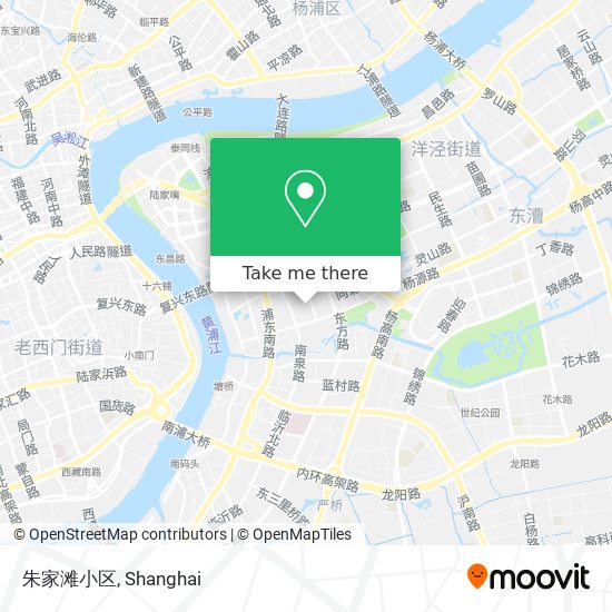朱家滩小区 map