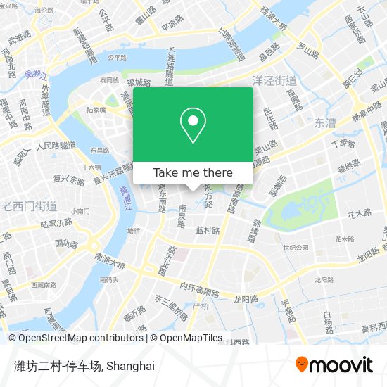 潍坊二村-停车场 map