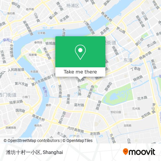 潍坊十村一小区 map
