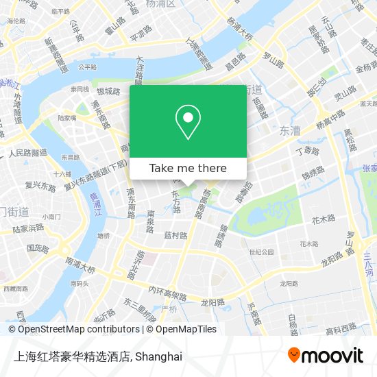 上海红塔豪华精选酒店 map