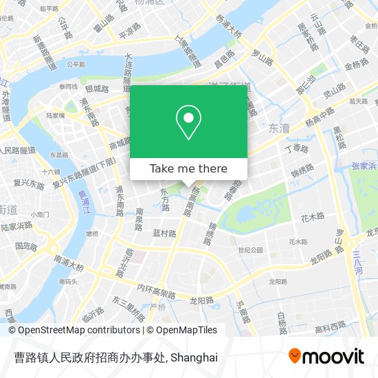 曹路镇人民政府招商办办事处 map