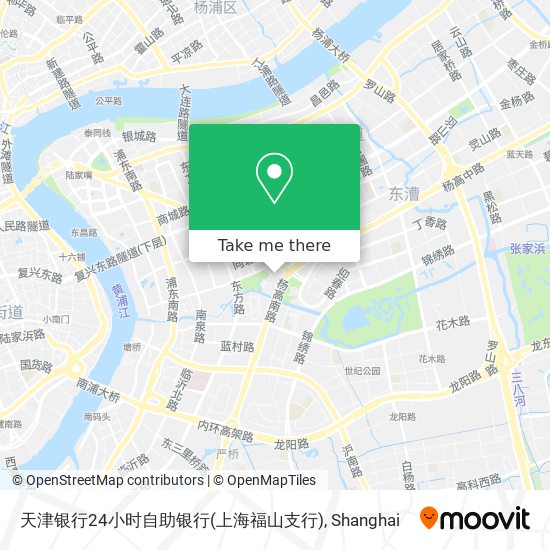 天津银行24小时自助银行(上海福山支行) map