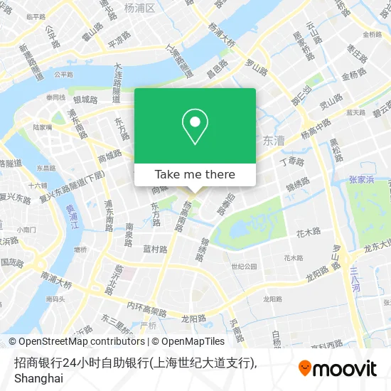 招商银行24小时自助银行(上海世纪大道支行) map