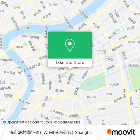 上海市农村商业银行ATM(浦东分行) map