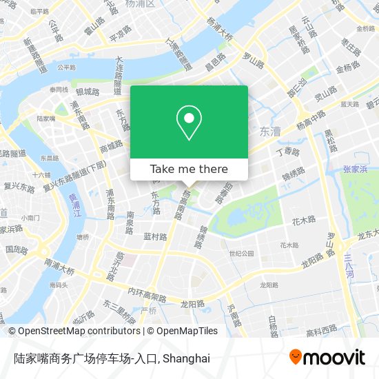 陆家嘴商务广场停车场-入口 map