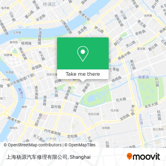 上海杨源汽车修理有限公司 map