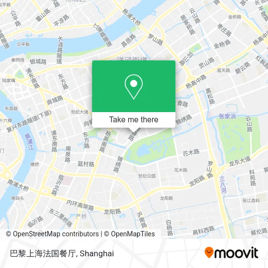 巴黎上海法国餐厅 map