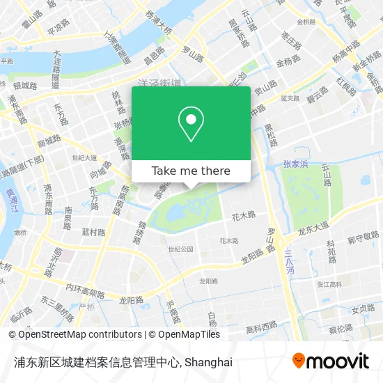 浦东新区城建档案信息管理中心 map