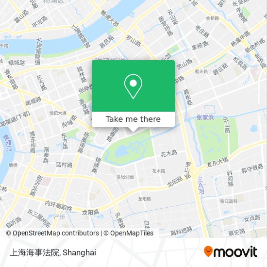 上海海事法院 map