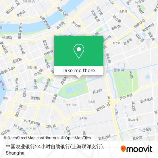 中国农业银行24小时自助银行(上海联洋支行) map