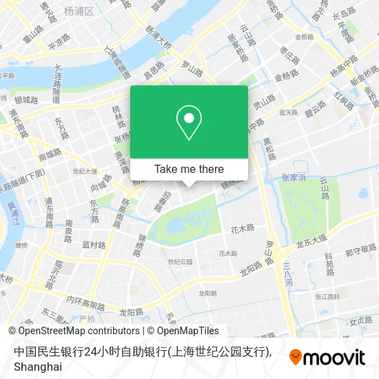 中国民生银行24小时自助银行(上海世纪公园支行) map