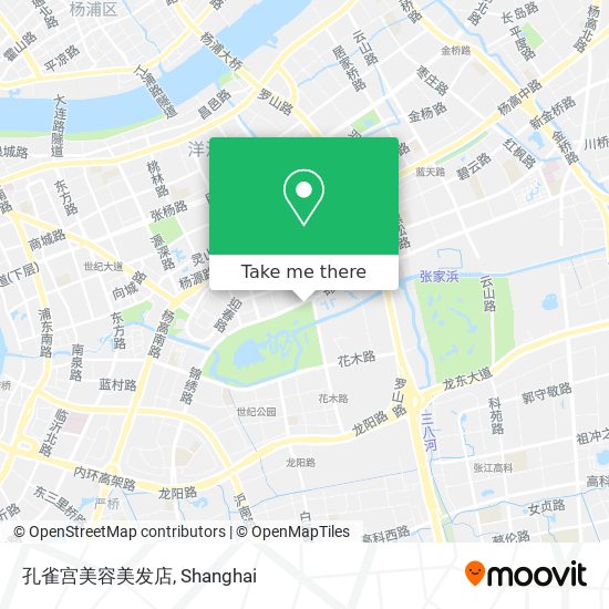 孔雀宫美容美发店 map