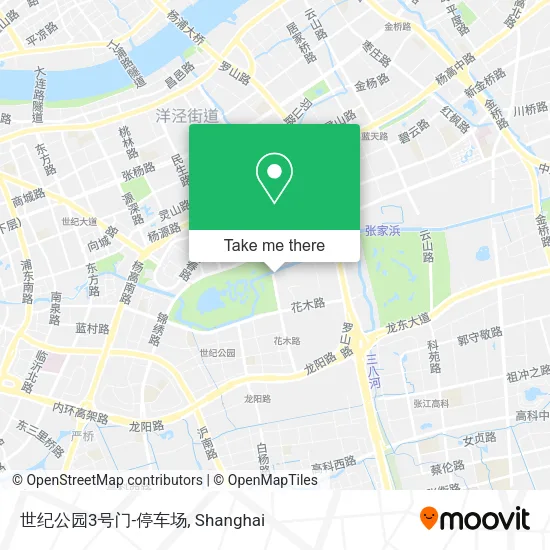 世纪公园3号门-停车场 map