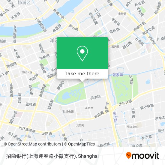招商银行(上海迎春路小微支行) map