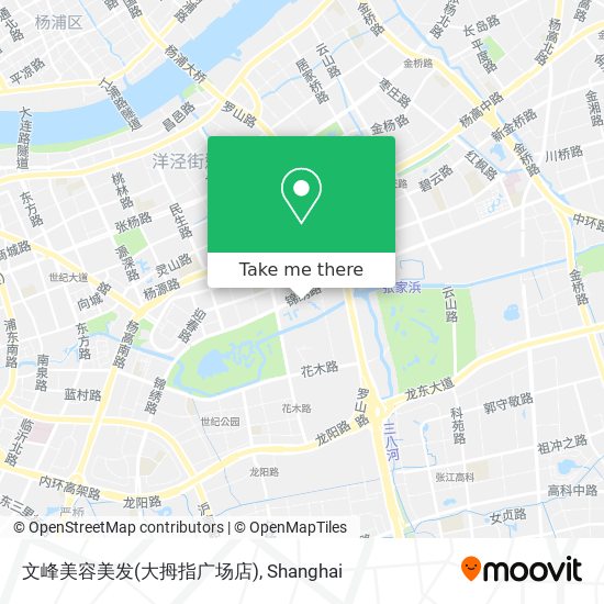 文峰美容美发(大拇指广场店) map