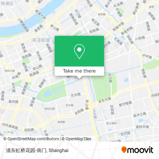 浦东虹桥花园-南门 map