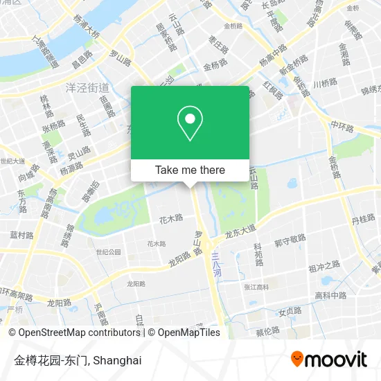 金樽花园-东门 map