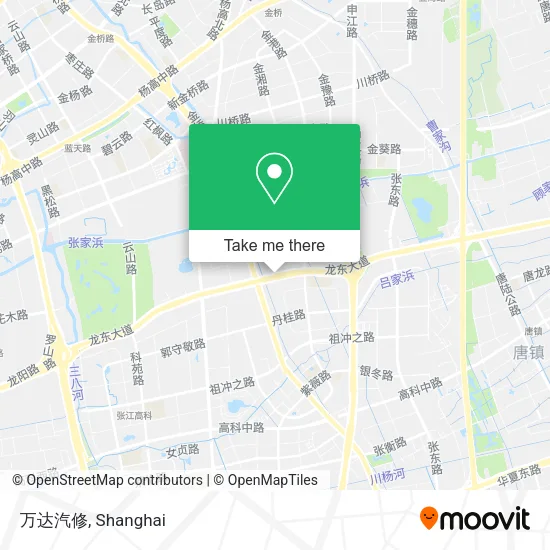 万达汽修 map