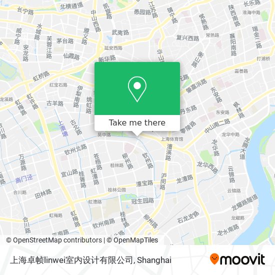 上海卓帧linwei室内设计有限公司 map