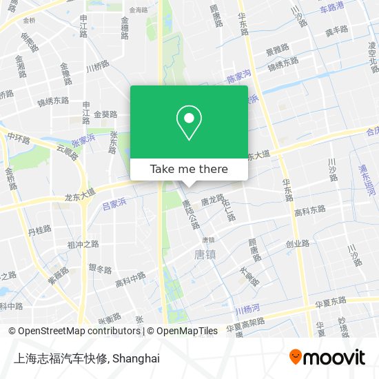 上海志福汽车快修 map