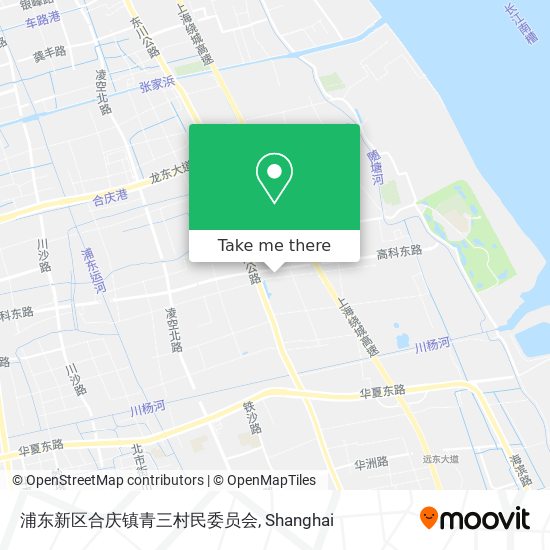 浦东新区合庆镇青三村民委员会 map
