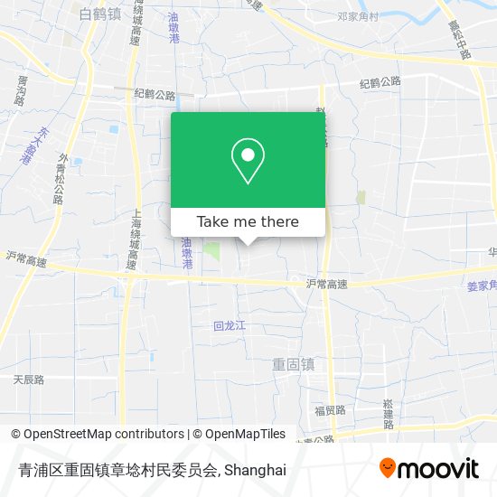 青浦区重固镇章埝村民委员会 map