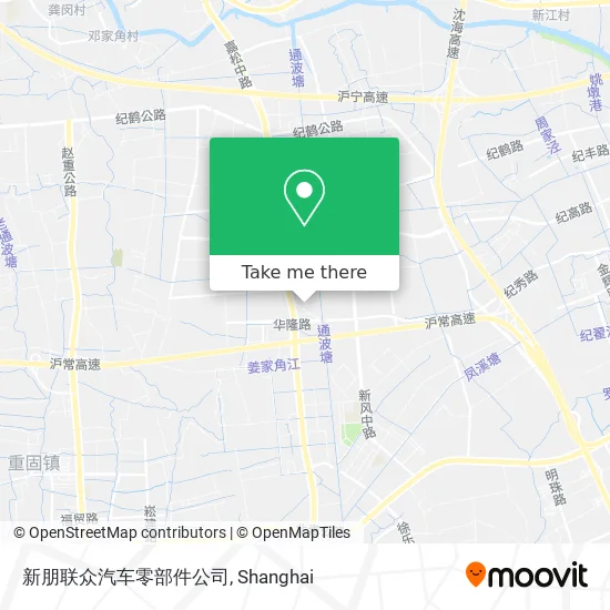 新朋联众汽车零部件公司 map