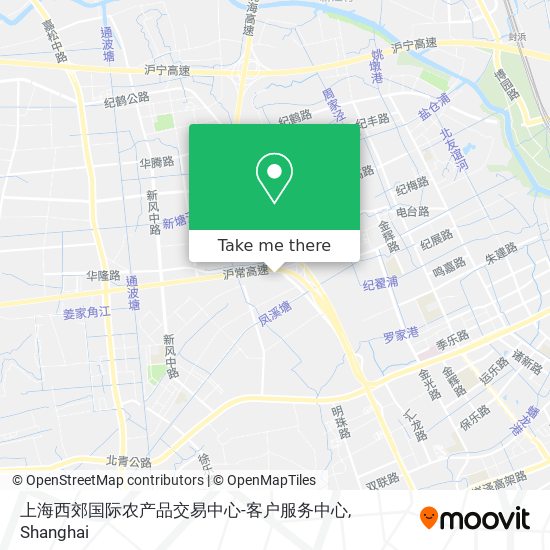 上海西郊国际农产品交易中心-客户服务中心 map