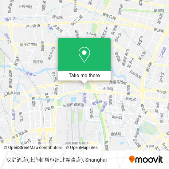 汉庭酒店(上海虹桥枢纽北翟路店) map