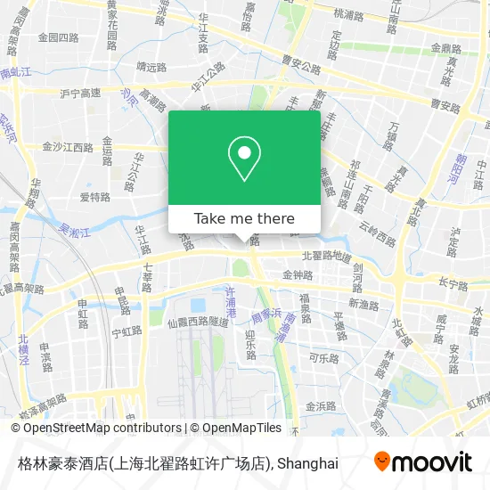 格林豪泰酒店(上海北翟路虹许广场店) map