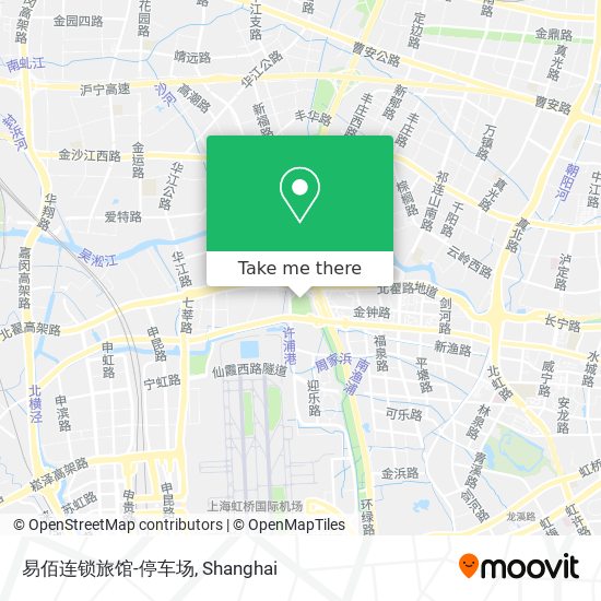 易佰连锁旅馆-停车场 map