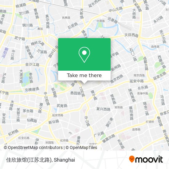 佳欣旅馆(江苏北路) map