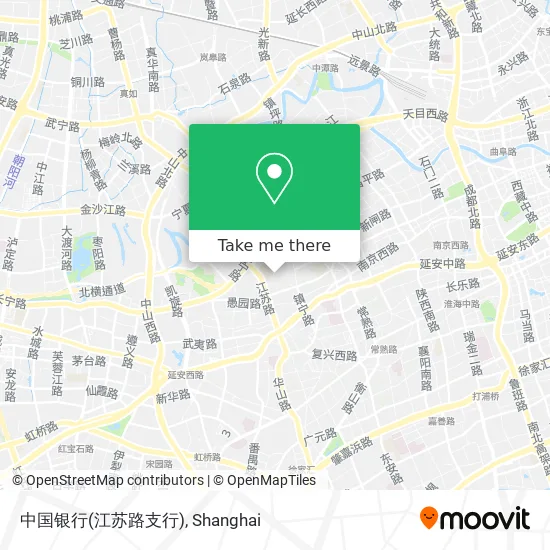中国银行(江苏路支行) map