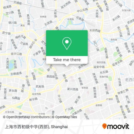 上海市西初级中学(西部) map