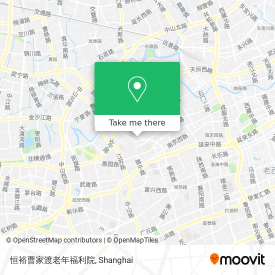 恒裕曹家渡老年福利院 map