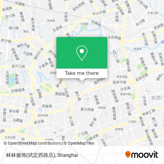 林林服饰(武定西路店) map