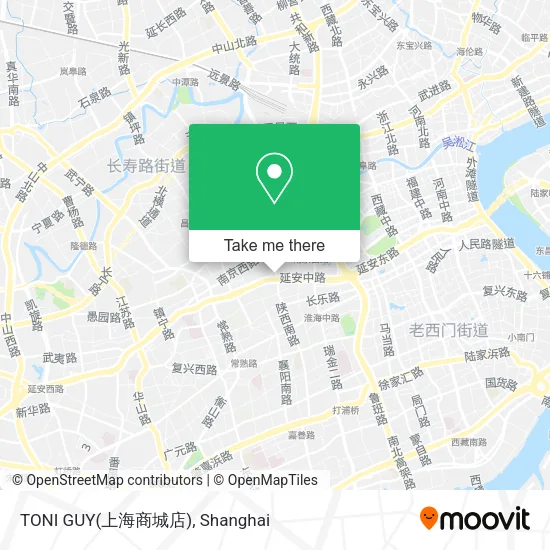 TONI GUY(上海商城店) map